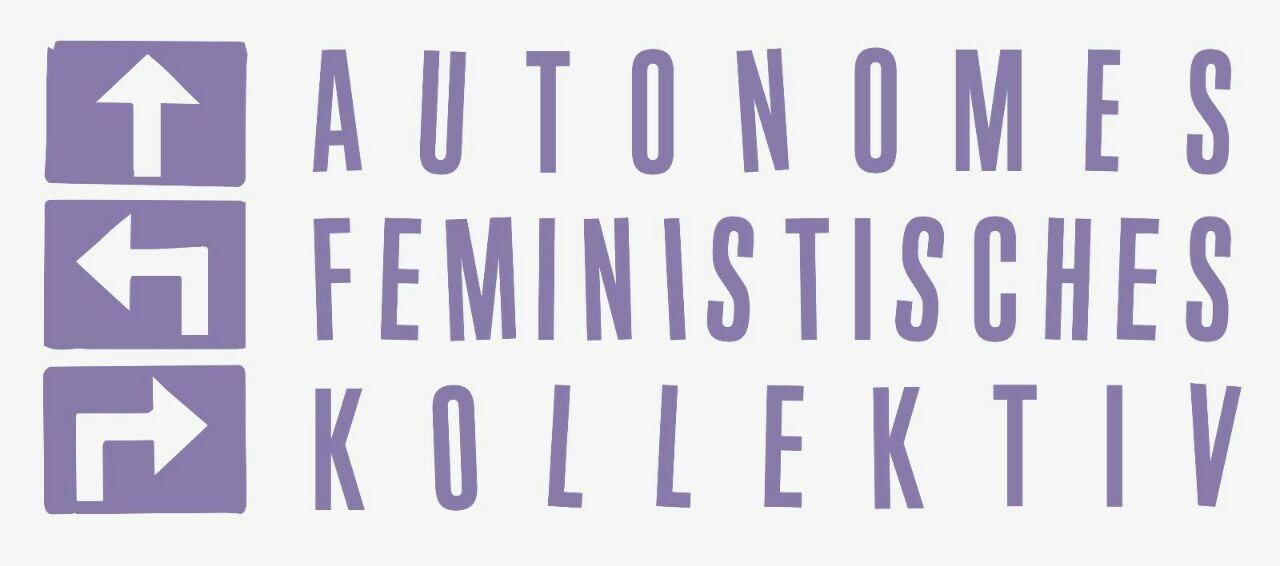 Logo des autonomen feministischen Kollektivs AFK Hannover und Link zur Infoseite