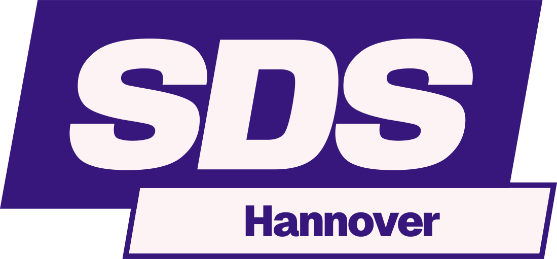 Logo vom SDS Hannover und Link zur Infoseite