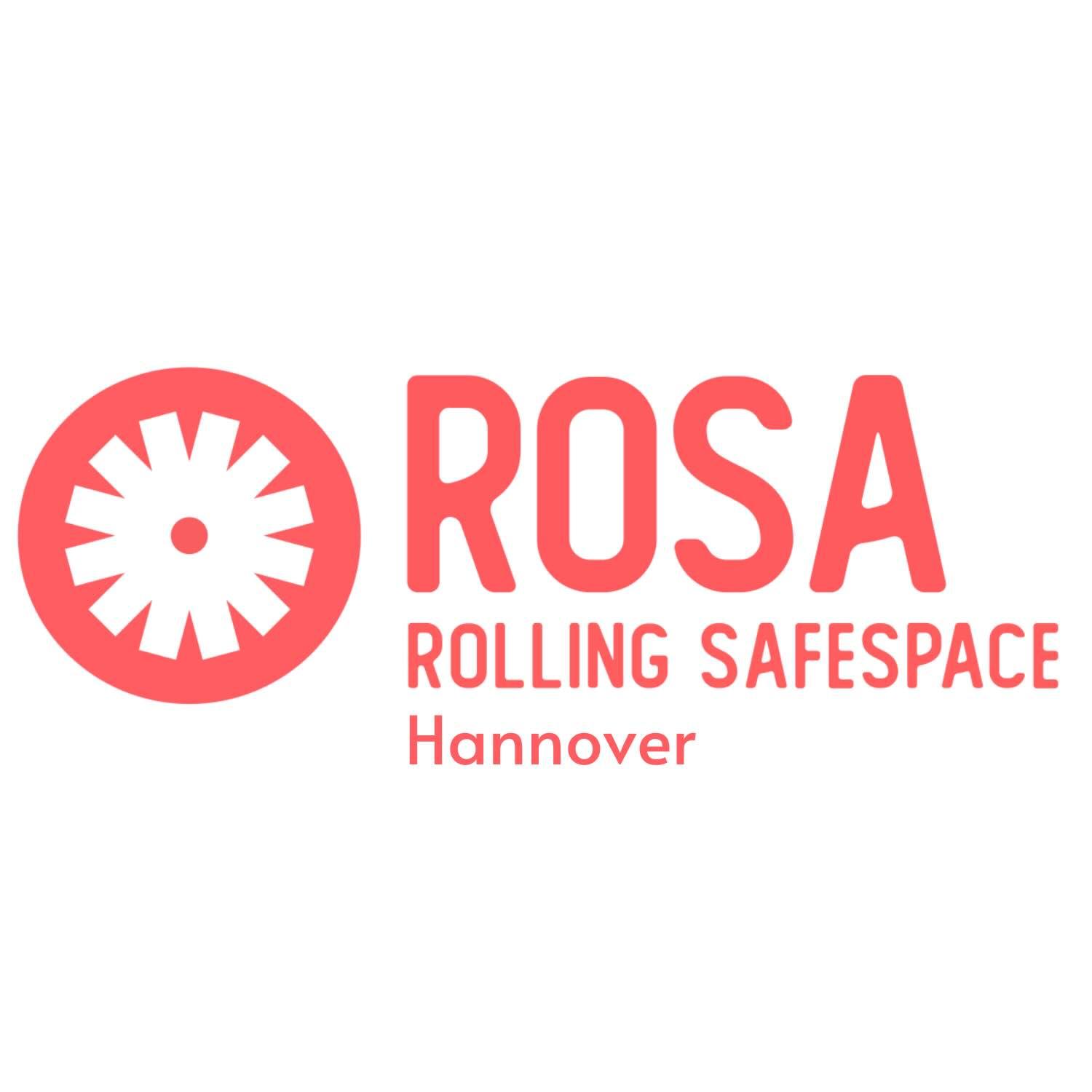 Logo von Rosa Rolling Safespace Hannover und Link zur Infoseite