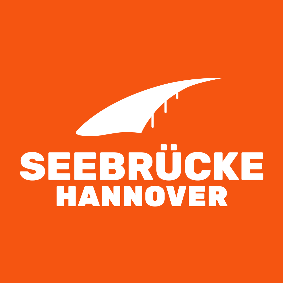 Logo der Seebrücke Hannover und Link zur Infoseite